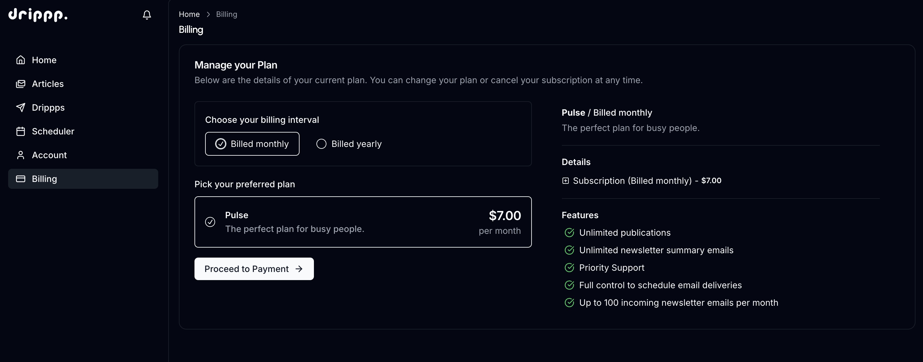 Cover Image for Add billing with 14-day trial