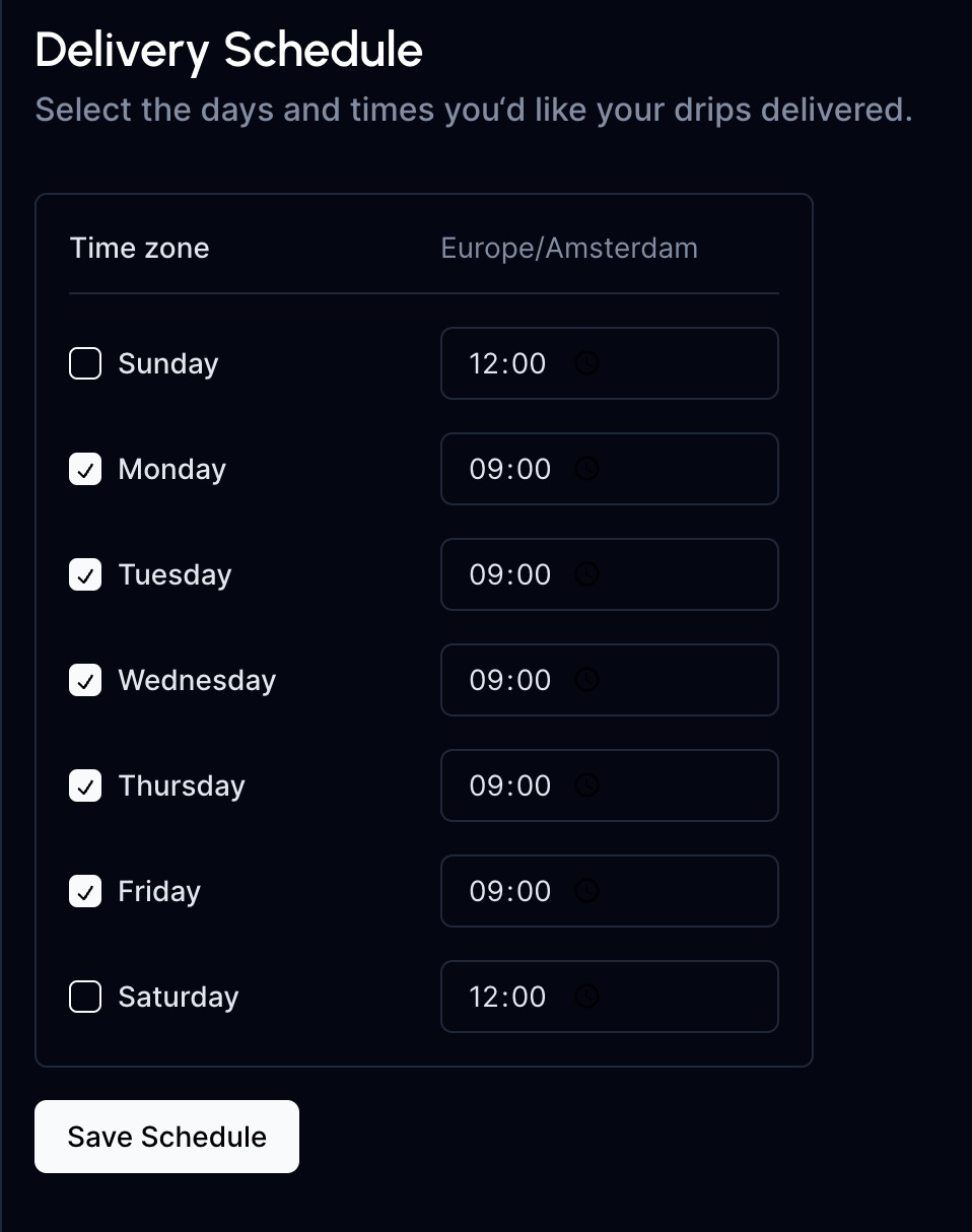 Cover Image for Delivery Scheduler
