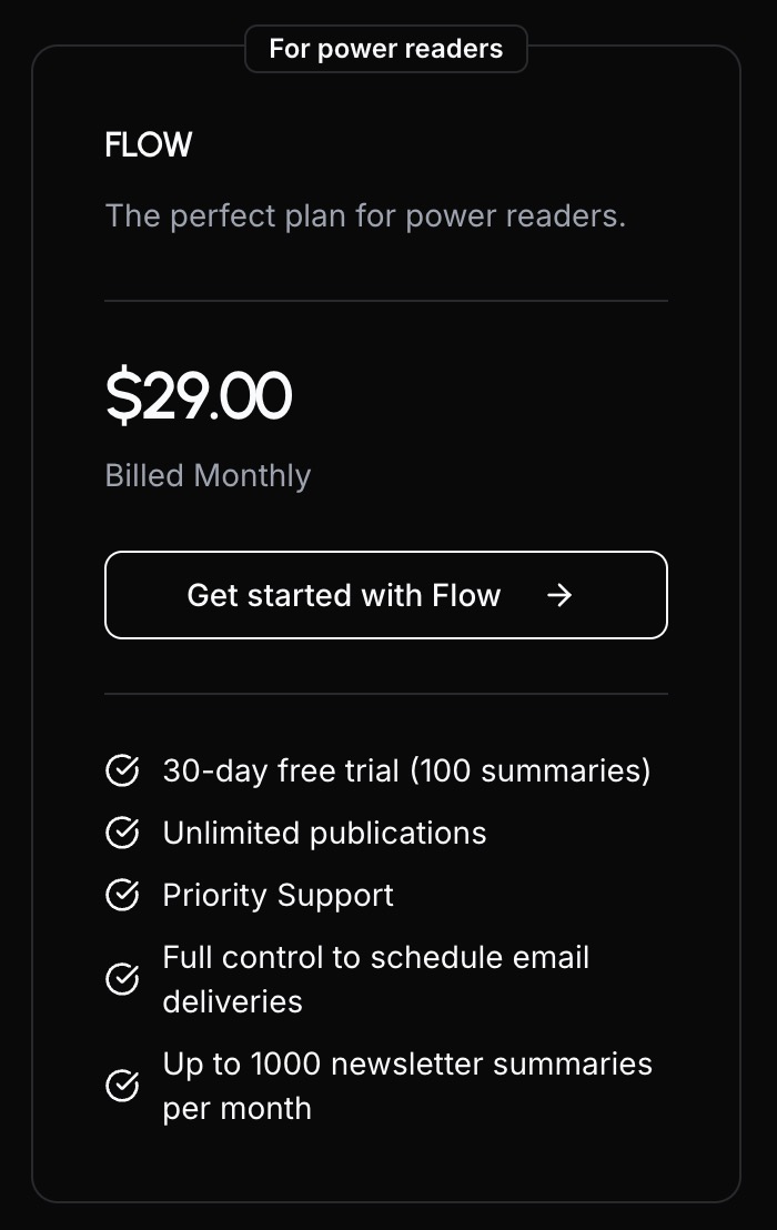 Cover Image for New Flow subscription plan